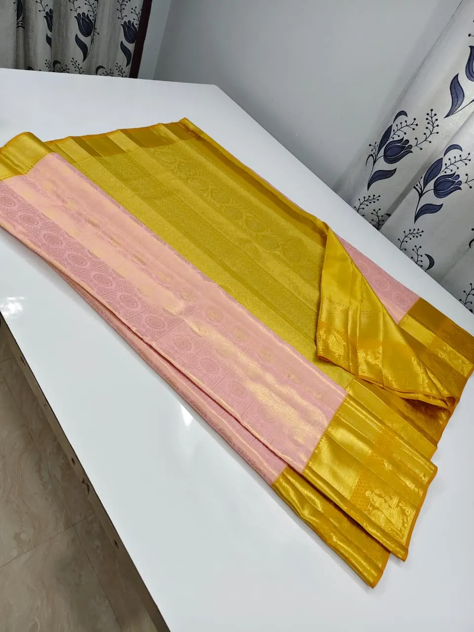 Classic Temple Design Kancheepuram Soft Silk Saree